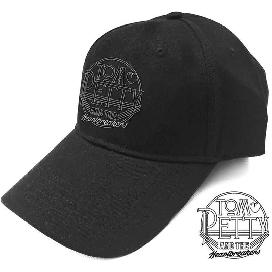 TOM PETTY & THE HEARTBREAKERS-CIRCLE LOGO UNISEX BASEBALL CAP FULLY LICENSED MERCHANDISE