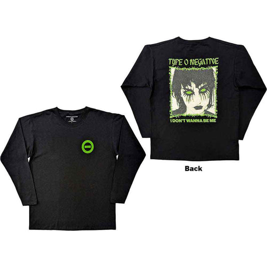 TYPE-O-NEGATIVE - I DONT WANT TO BE ME - LONG SLEEVE TSHIRT - FULLY LICENSED MERCH