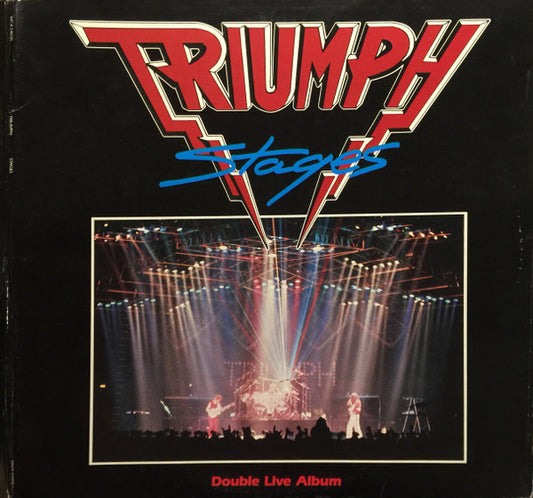 TRIUMPH - STAGES - ORIGINAL 1985 PRESSING - 2LP - Used Vinyl
