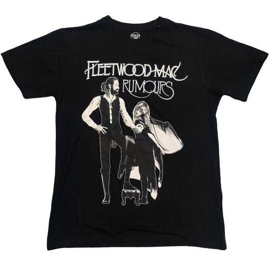 FLEETWOOD MAC - RUMOURS (BLACK & WHITE) ADULT T-SHIRT