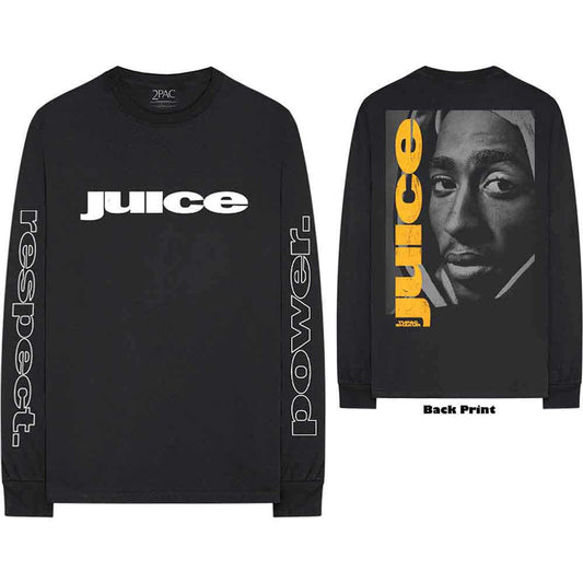 TUPAC - RESPECT - FULLY LICENSED MERCHANDISE - LONG SLEEVE TSHIRT
