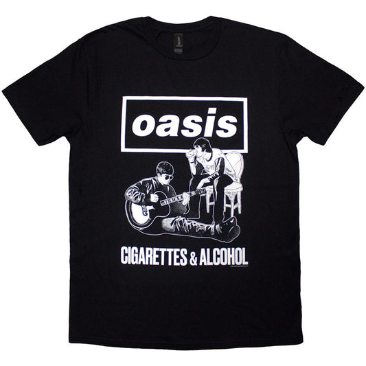 OASIS - CIGARETTES AND ALCOHOL (ADULT T-SHIRT)
