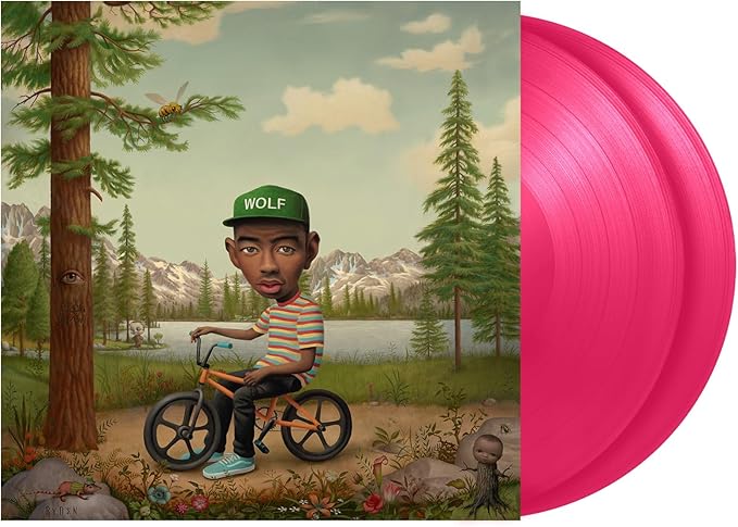 TYLER THE CREATOR - WOLF LIMITED EITION 2LP PINK VINYL W/ 12 X 12 OVERSIZED STICKER - NEW VINYL