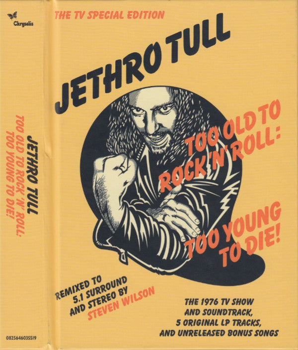 JETHRO TULL - TOO OLD TO ROCK N ROLL, TOO YOUNG TO DIE THE TV SPECIAL EDITION - CD/DVD BOOK BOXSET REMIXED IN 5.1 SURROUND SOUND BY STEVEN WILSON - USED CD