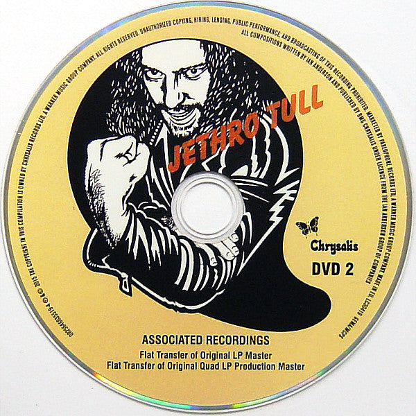 JETHRO TULL - TOO OLD TO ROCK N ROLL, TOO YOUNG TO DIE THE TV SPECIAL EDITION - CD/DVD BOOK BOXSET REMIXED IN 5.1 SURROUND SOUND BY STEVEN WILSON - USED CD