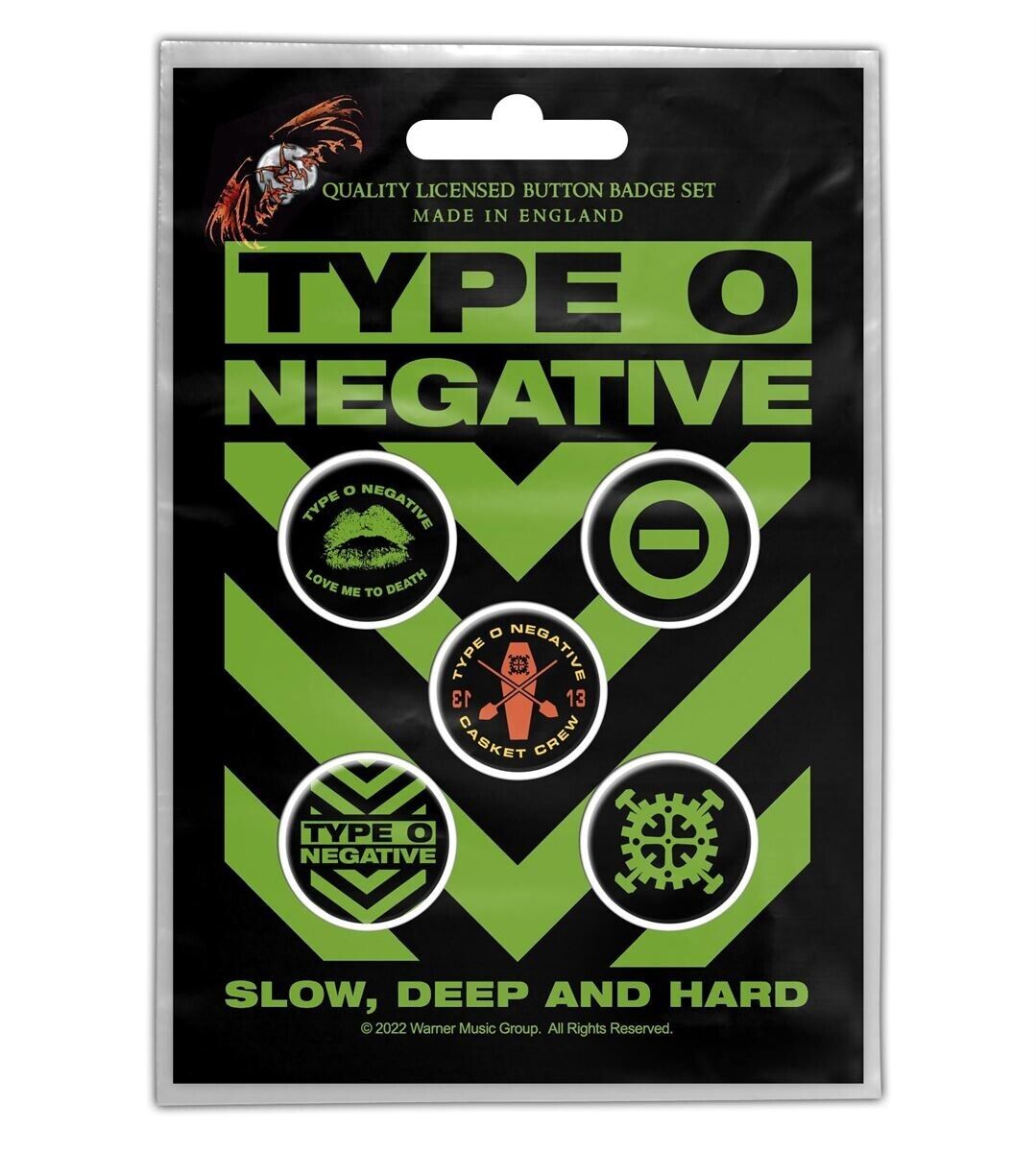 TYPE O NEGATIVE- 5 PIN PACK