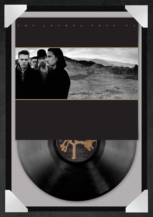 U2 - JOSHUA TREE (12x18" GLASS FRAMED RECORD POSTER)