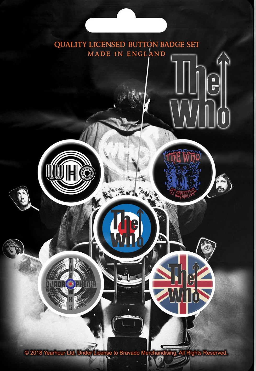 THE WHO- 5 PIN PACK