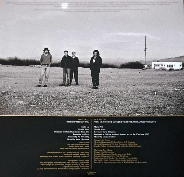 U2 - THE JOSHUA TREE SINGLES - REMASTERED & LIVE 2017 - FOUR X 10" VINYL 45RPM  MINT COND - USED VINYL