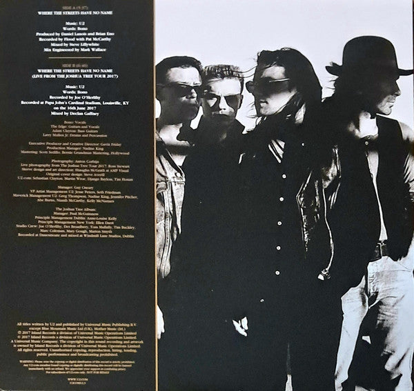 U2 - THE JOSHUA TREE SINGLES - REMASTERED & LIVE 2017 - FOUR X 10" VINYL 45RPM  MINT COND - USED VINYL