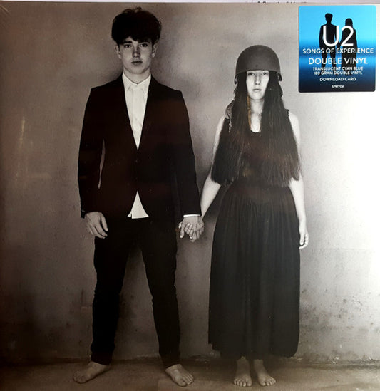 U2 - SONGS OF EXPERIENCE - 2017 LIMITED EDIRION TRANSLUCENT CYAN BLUE VINYL 2LP 180 GRAM - (*NM) - USED VINYL