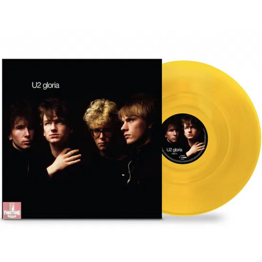 U2 - GLORIA - 40TH ANNIVERSARY LIMITED EDITION 2021  12" 45RPM 180 GRAM -  YELLOW VINYL W/FULL SIZE POSTER (*NM) - USED VINYL