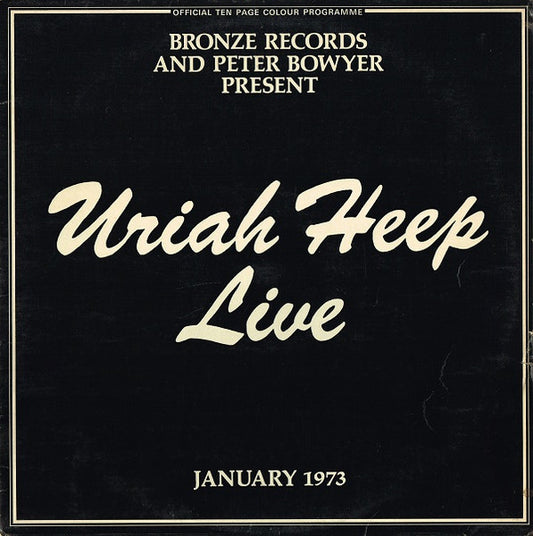 URIAH HEEP - LIVE - JANUARY 1973  2LP - Used Vinyl