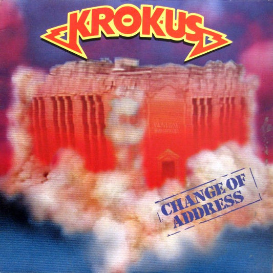KROKUS - CHANGE OF ADDRESS - ORIGINAL 1986 PRESSING - USED VINYL