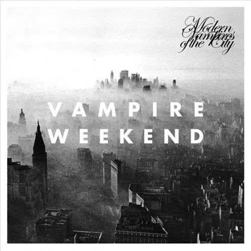 VAMPIRE WEEKEND - MODERN VAMPIRES OF THE CITY - 2013 LIMITED EDITION 180 GRAM WHITE VINYL W/POSTER - (*NM) - USED VINYL