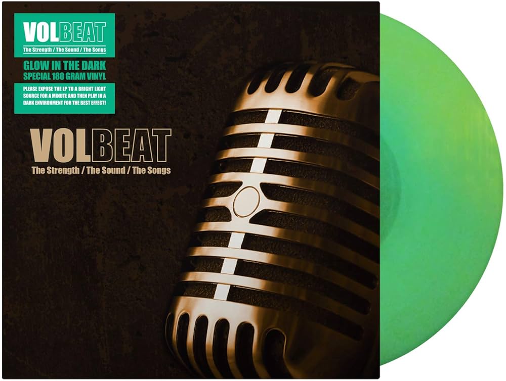 VOLBEAT - THE STRENGTH, THE SOUND, THE SONGS LTD ED GLOW IN THE DARK VINYL