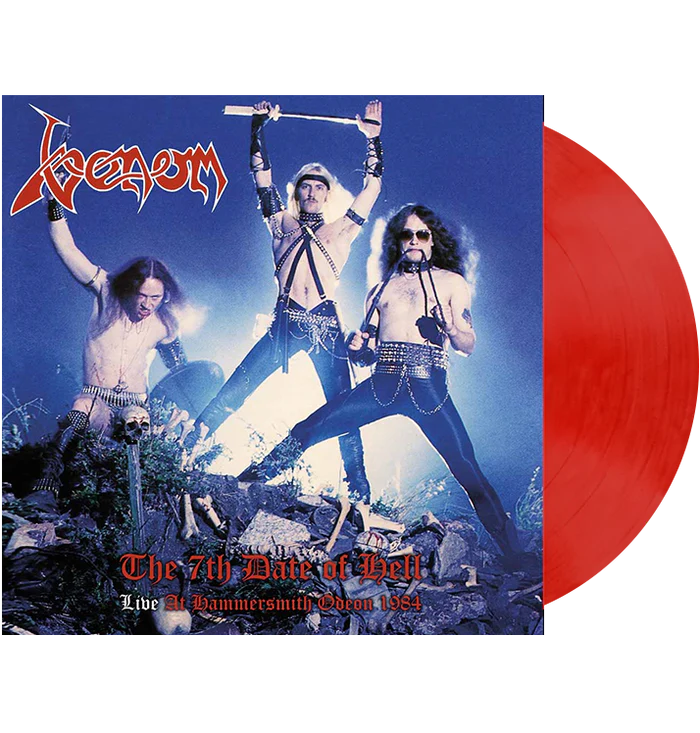 VENOM - THE 7th DATE OF HELL - LIVE AT HAMMERSMITH ODEON 1984 - RED VINYL   - New Vinyl