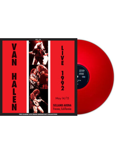 VAN HALEN - LIVE IN CALIFORNIA 1992 -  2LP RED VINYL