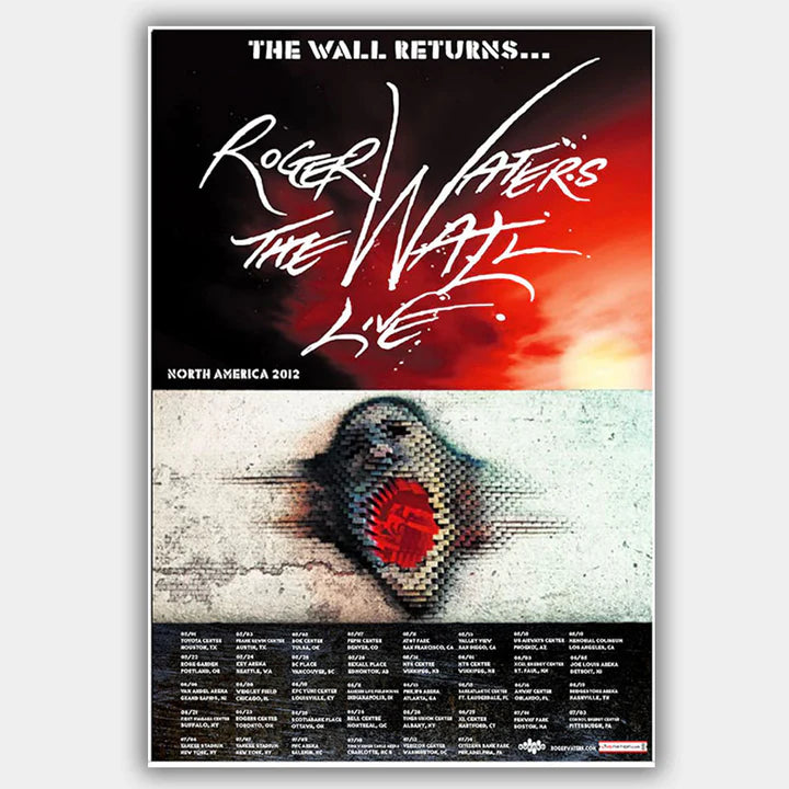 Roger Waters The Wall Live (2012) - Concert Poster - 13 x 19 inches