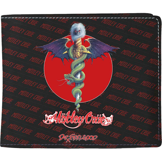 MOTLEY CRUE - DR FEELGOOD WALLET (FULLY LICENSED MERCHANDISE)