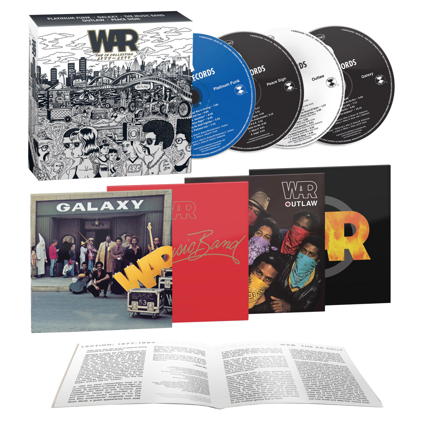 WAR - THE CD COLLECTION - 1977-1994 R.S.D. BLACK FRIDAY 2024 - NCD