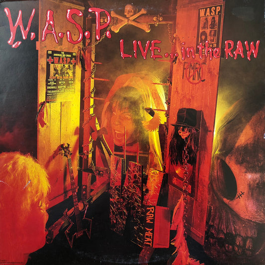 WASP - LIVE IN THE RAW - ORIGINAL 1987 PRESSING - UV
