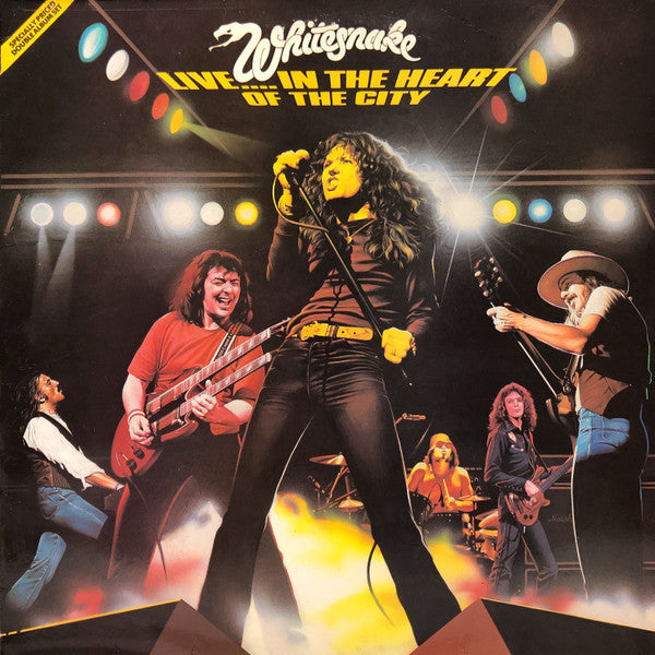 WHITESNAKE - LIVE....IN THE HEART OF THE CITY - ORIGINAL 1979/1980 PRESSINGS 2 LP'S - U.K. IMPORTUSED VINYL
