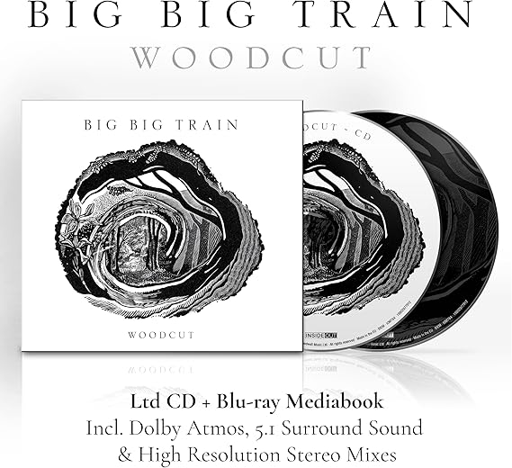 BIG BIG TRAIN - WOODCUT - 2 LP - 2026 LIMITED EDITION CD/BLU-RAY MEDIA BOOK  DOLBY ATMOS 5.1 - NEW CD