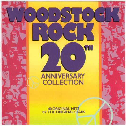 WOODSTOCK ROCK 20TH ANNOVERSARY 3 CD SET - USED CD