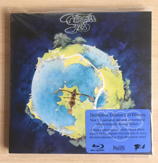 YES - FRAGILE - 2015 EXPANDED MIX DIFINITIVE EDITION CD/BLURAY 5.1 SURROUND MIXED BY STEVEN WILSON - NM* - USED CD