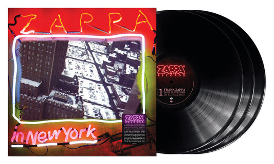 ZAPPA, FRANK - ZAPPA IN NEW YORK - NEW VINYL 3LP 40TH ANNIVERSARY EDITION