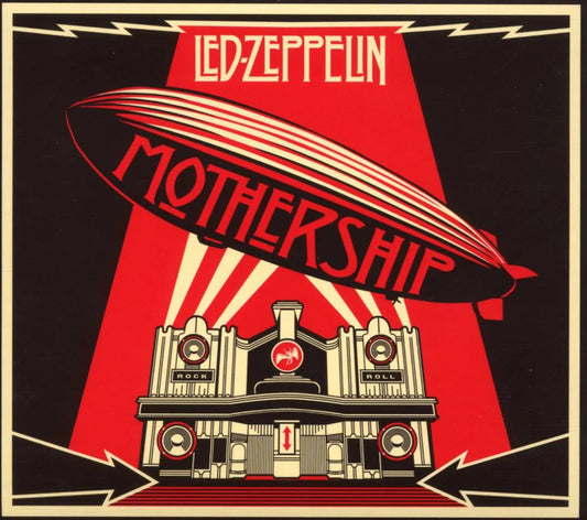 LED ZEPPELIN - THE VERY BEST OF LED ZEPPELIN - MOTHERSHIP DELUXE EDITION 2CD/DVD COMBO - (NM*) - USED CD BOX