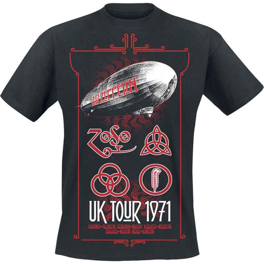 LED ZEPPELIN - ZOSO U.K. TOUR 1971 - TSHIRT