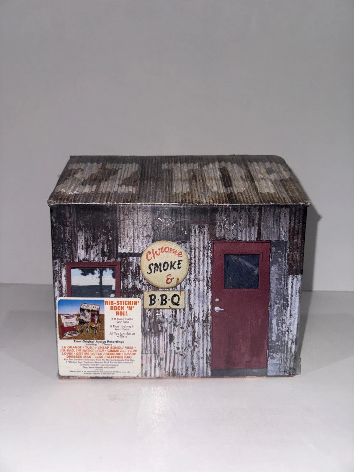 ZZ TOP - Chrome, Smoke & BBQ: The ZZ Top Box - CHROME SMOKE & BBQ - 2003 [Limited Edition] [Box] [Limited] by ZZ Top (CD, Oct-2003, 4 Discs, Warner Bros.) - UCD BOXSET