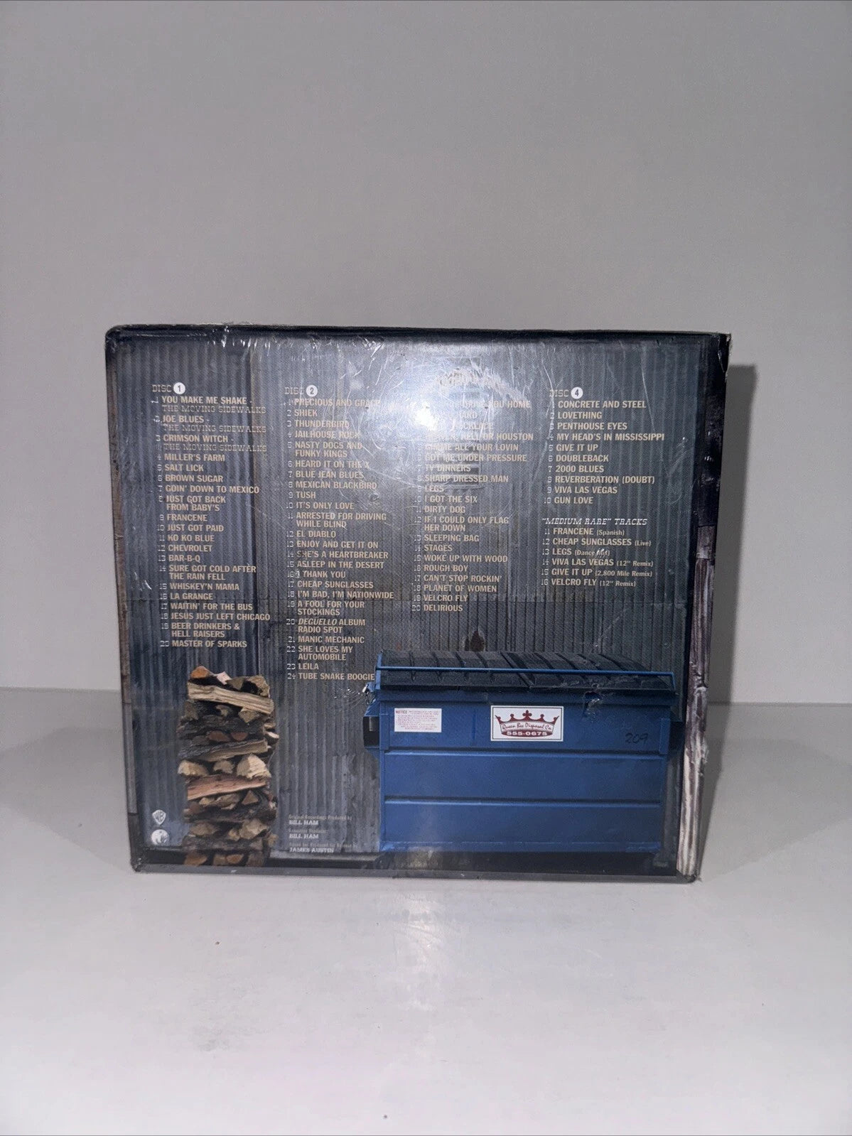 ZZ TOP - Chrome, Smoke & BBQ: The ZZ Top Box - CHROME SMOKE & BBQ - 2003 [Limited Edition] [Box] [Limited] by ZZ Top (CD, Oct-2003, 4 Discs, Warner Bros.) - UCD BOXSET