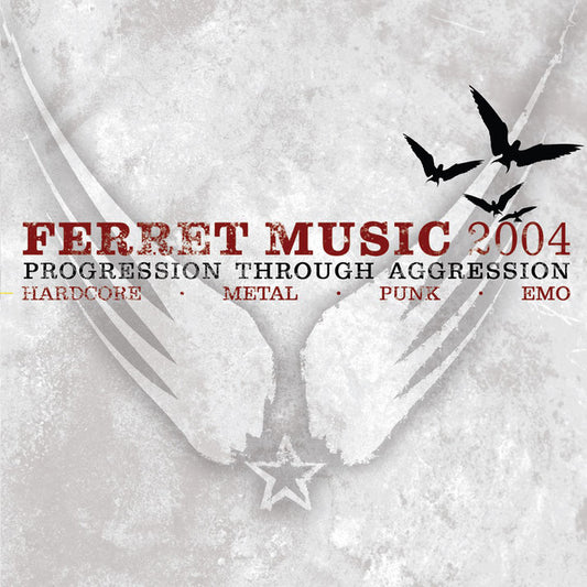 FERRET MUSIC 2004 - PROGRESSION THROUGH AGGRESSION - USED CD METAL/PUNK