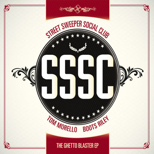 STREET SWEEPER SOCIAL CLUB;TOM MORELLO & BOOTS RILEY- THE GHETTO BLASTER EP- USED CD