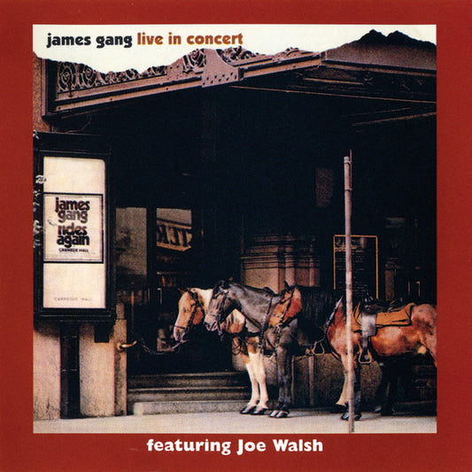 THE JAMES GANG - LIVE IN CONCERT FEATURING JOE WALSH - USED CD