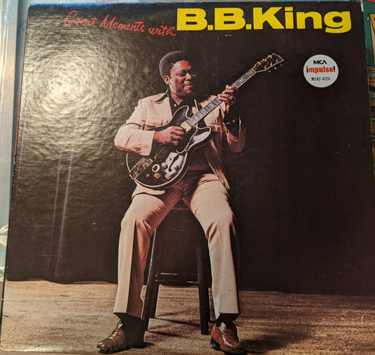 B.B. KING - GREAT MOMENTS WITH - 1981 - 2LP COMPILATION - USED VINYL