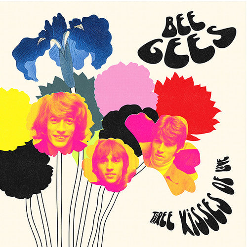 BEE GEE'S - THREE KISSES OF LOVE - RSD2 UK, 2021 YELLOW VINYL NUMBNERED EDITION OF /1000