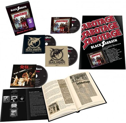 BLACK SABBATH - SABOTAGE SUPER DELUXE  4CD BOX