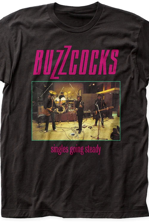 BUZZCOCKS - SINGLES GOING STEADY - T-SHIRT