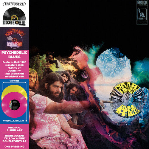 CANNED HEAT RSD2 2021 - LIVING THE BLUES 2LP (1)TRANSLUCENT YELLOW, (1) TRANSLUCENT PINK