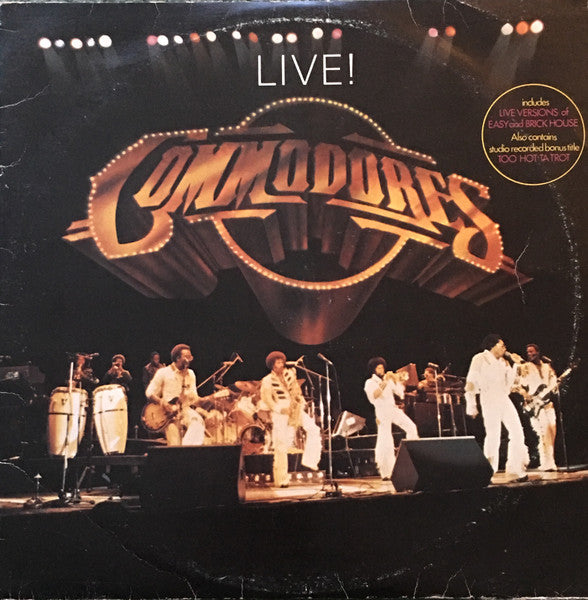 COMMODORES - LIVE - 2LP - USED VINYL