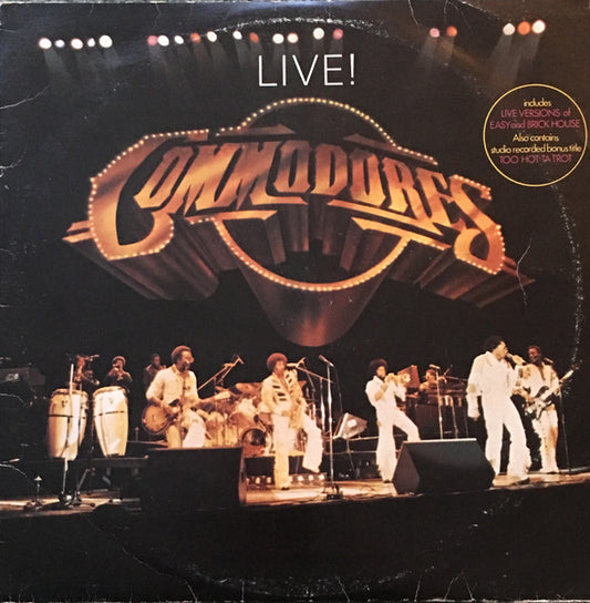 COMMODORES - LIVE - 2LP - USED VINYL