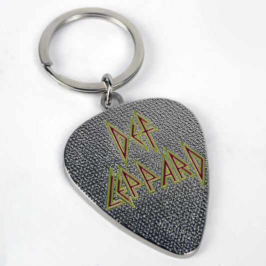 DEF LEPPARD - GUITAR PICK - KEYRING