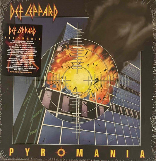 DEF LEPPARD - PYROMANIA 40TH ANNIVERSARY 4CD/BLUERAY BOXSET