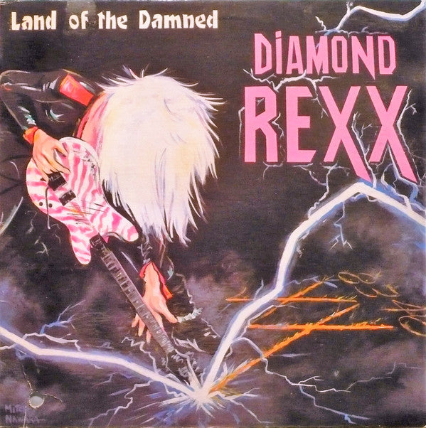 DIAMOND REXX - LAND OF THE DAMNED - 1986 ORIGINAL PRESSING - USED VINYL