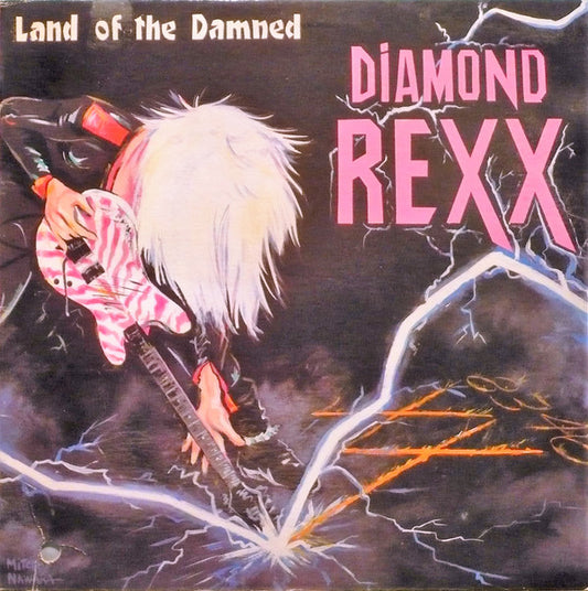 DIAMOND REXX - LAND OF THE DAMNED - 1986 ORIGINAL PRESSING - USED VINYL