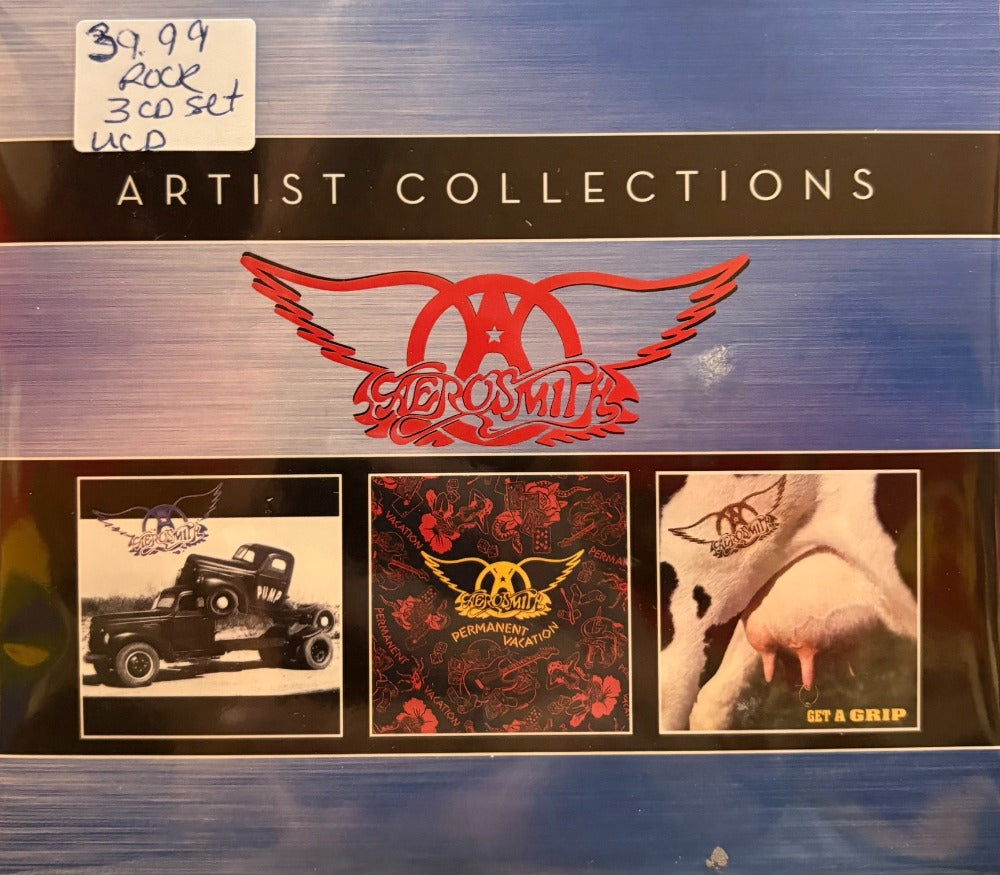 AEROSMITH - ARTIST COLLECTIONS - 3CD SET (PUMP, PERMANENT VACTION, GET A GRIP) - *(NM) USED CD
